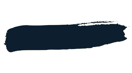 Decorative Navy Blue Paint Stroke